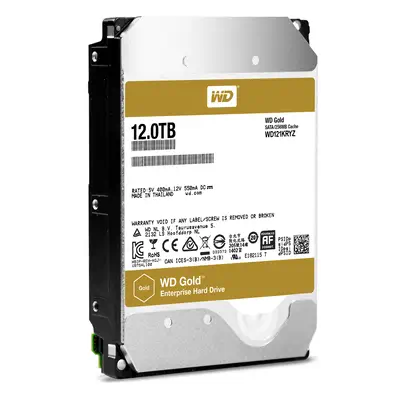Western Digital Gold disque dur 12 To 7200 tr/min 256 Mo 3.5" Série ATA III - Disque dur Interne - visuel 3