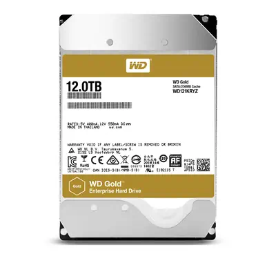 Western Digital Gold disque dur 12 To 7200 tr/min 256 Mo 3.5" Série ATA III - Disque dur Interne - visuel 2