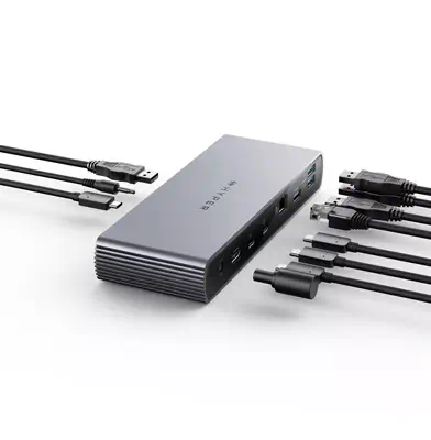 Targus HDTB4D-EUZ station d'accueil Thunderbolt 4 Gris - Accessoire - visuel 2