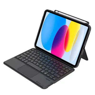 Gecko Apple iPad 10.9 (2022) Keyboard Cover AZERTY - Clavier - visuel 1