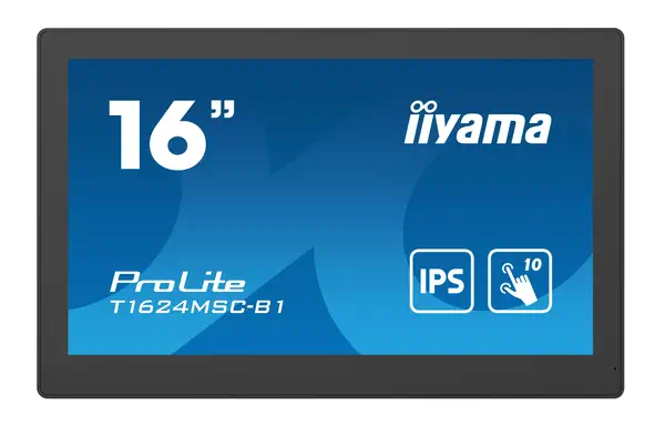 iiyama T1624MSC-B1 Écran d'affichage dynamique Écran plat interactif 39,6 cm (15.6") LCD 450 cd/m² F - Ecran Ordinateur - visuel 1
