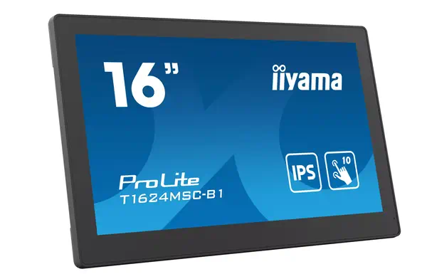 iiyama T1624MSC-B1 Écran d'affichage dynamique Écran plat interactif 39,6 cm (15.6") LCD 450 cd/m² F - Ecran Ordinateur - visuel 2