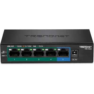 Trendnet TPE-TG52 commutateur réseau Non-géré Gigabit Ethernet (10/100/1000) Connexion Ethernet, sup - Switchs et Hubs - visuel 2