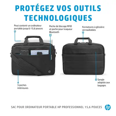 HP Professional 15.6-inch Laptop Bag - Sacoche & Housse - visuel 7