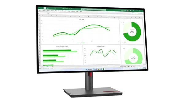 Lenovo ThinkVision P27q-30 LED display 68,6 cm (27") Lenovo - visuel 1 - hello RSE - Productivité et flexibilité