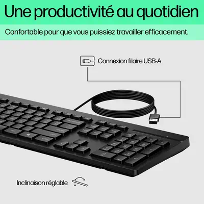 Clavier filaire USB HP 125 - visuel 7