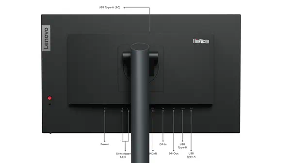 Lenovo ThinkVision P24q-30 LED display 60,5 cm (23.8") 2560 x 1440 pixels Quad HD Noir - Ecran Ordinateur - visuel 10