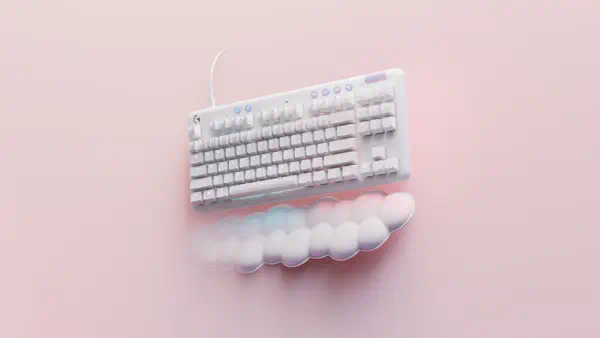 Logitech G G713 clavier Gaming USB AZERTY Français Blanc - Pack Clavier, souris - visuel 5