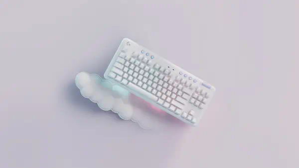 Logitech G 920-010463 clavier Gaming RF sans fil + Bluetooth QWERTY Anglais britannique Blanc - Clavier - visuel 6