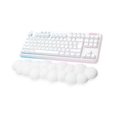 Logitech G G715 clavier Gaming RF sans fil + Bluetooth QWERTY US International Blanc - Clavier - visuel 1