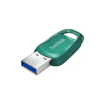Livraison gratuite SanDisk Ultra Eco lecteur USB flash 128 Go USB Type-A 3.2 Gen 1 (3.1 Gen 1) Vert