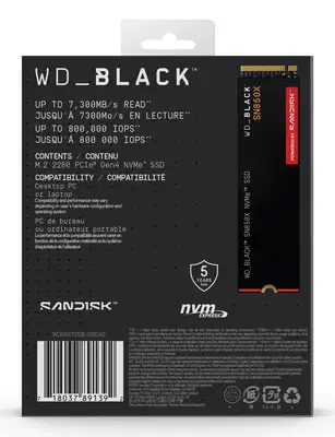 WD_BLACK SN850X NVMe - Sandisk - Disque dur SSD - visuel 8
