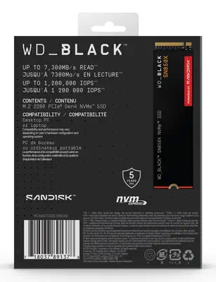 WD_BLACK SN850X NVMe - Western Digital - Disque dur SSD - visuel 8