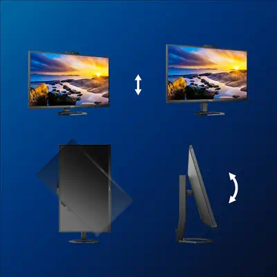 Philips 5000 series 27E1N5600HE/00 écran plat de PC Philips - visuel 1 - hello RSE - Base compacte Ergo