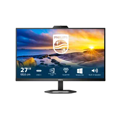 Philips 5000 series 27E1N5600HE/00 écran plat de PC Philips - visuel 1 - hello RSE - Gestion des câbles
