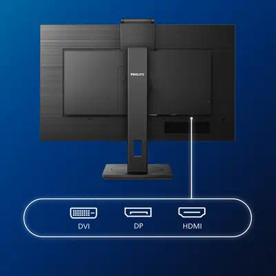 Philips S Line 272S1MH/00 LED display 68,6 cm Philips - visuel 1 - hello RSE - La base Smart Ergo vous fait gagner en ergonomie