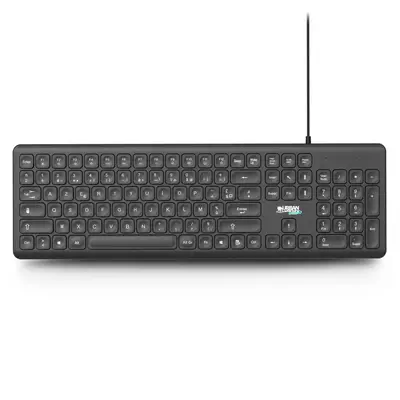 Urban Factory GWK01UF clavier Universel USB AZERTY Noir Urban Factory - visuel 1 - hello RSE - Compatibilité polyvalente