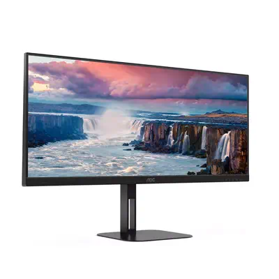 AOC V5 U34V5C/BK écran plat de PC 86,4 AOC - visuel 1 - hello RSE - Haut-parleurs intégrés