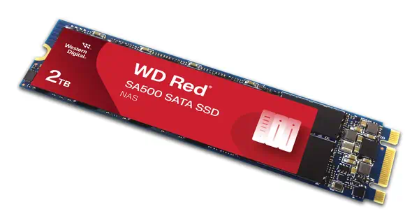 Western Digital Red WD SA500 2 To M.2 Série ATA III 3D NAND - Disque dur SSD - visuel 3