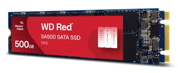 SanDisk Red WD SA500 500 Go M.2 Série ATA III 3D NAND - Sandisk - Disque dur SSD - visuel 2