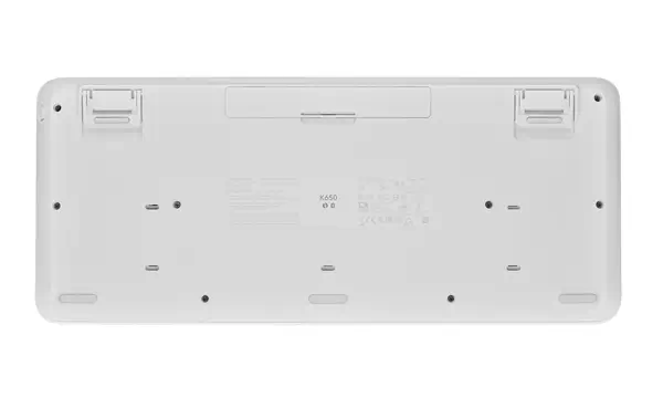 Logitech 920-010968 clavier Bureau Bluetooth AZERTY Français Blanc - Clavier - visuel 2