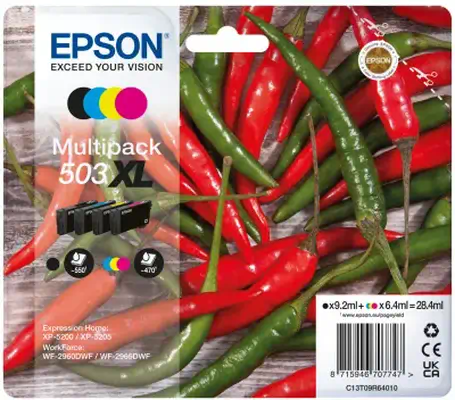 Achat Cartouches d'encre EPSON Multipack 4colours 503XL Ink sur hello RSE
