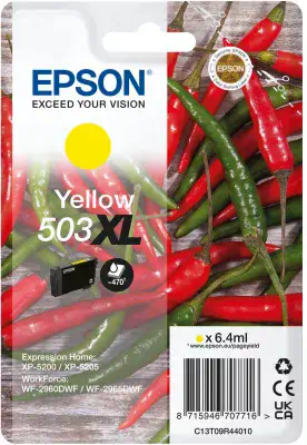 Epson 503XL cartouche d'encre 1 pièce(s) Original Rendement élevé (XL) Jaune - Cartouches d'encre - visuel 1