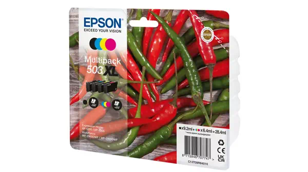 Epson 503XL cartouche d'encre 4 pièce(s) Original Rendement Epson - visuel 1 - hello RSE - Faible coût et fiabilité