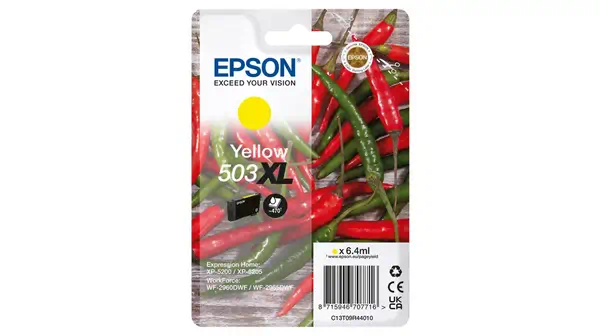 Epson 503XL cartouche d'encre 1 pièce(s) Original Rendement élevé (XL) Jaune - Cartouches d'encre - visuel 1
