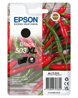 Epson 503XL cartouche d'encre 1 pièce(s) Original Rendement élevé (XL) Noir - Cartouches d'encre - visuel 1