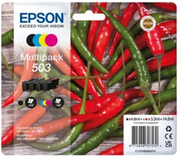 Revendeur officiel Cartouches d'encre EPSON Multipack 4colours 503 Ink
