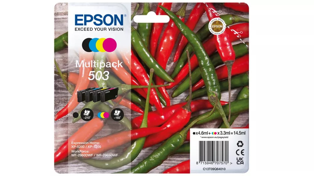 Achat Cartouches d'encre EPSON Multipack 4colours 503 Ink