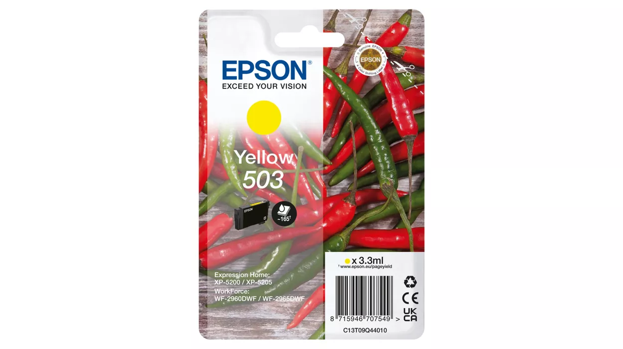 Vente Cartouches d'encre EPSON Singlepack Yellow 503 Ink sur hello RSE