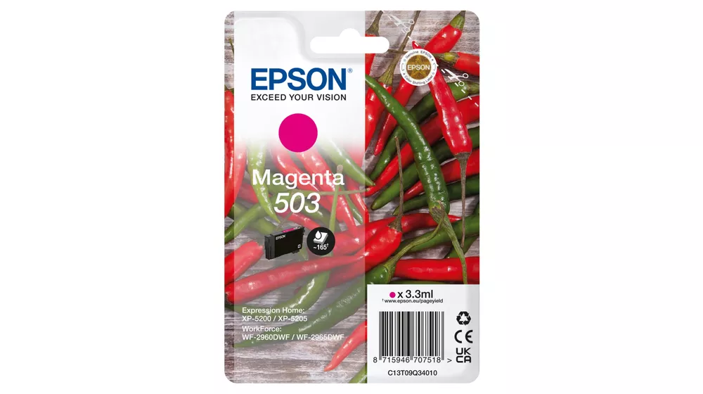 Revendeur officiel EPSON Singlepack Magenta 503 Ink