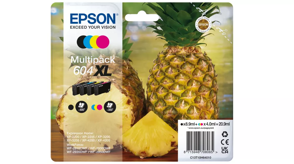 Vente Cartouches d'encre EPSON Multipack 4colours 604XL Ink sur hello RSE