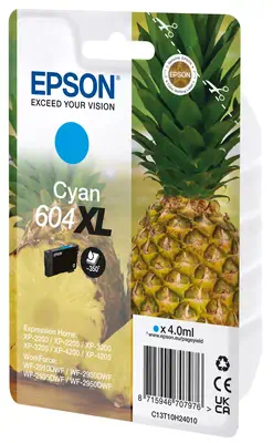 Vente Cartouches d'encre EPSON Singlepack Cyan 604XL Ink