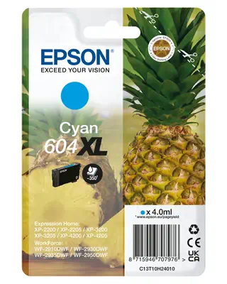 Epson 604XL cartouche d'encre 1 pièce(s) Original Rendement élevé (XL) Cyan - Cartouches d'encre - visuel 1