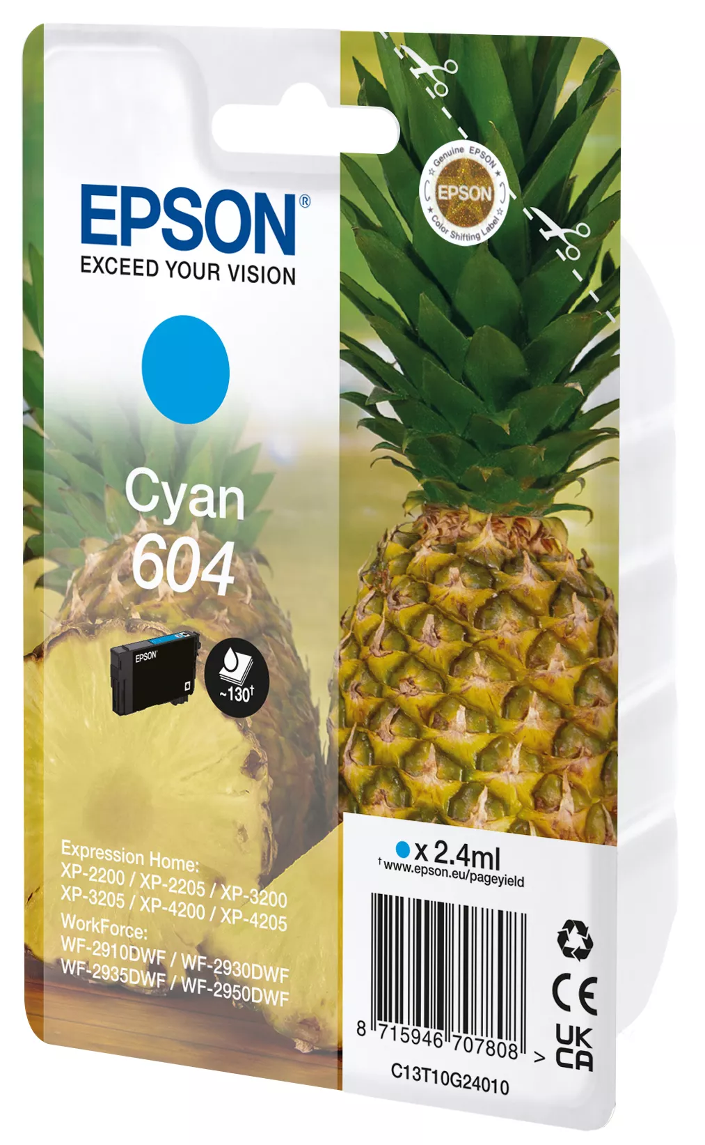 Vente Cartouches d'encre EPSON Singlepack Cyan 604 Ink sur hello RSE