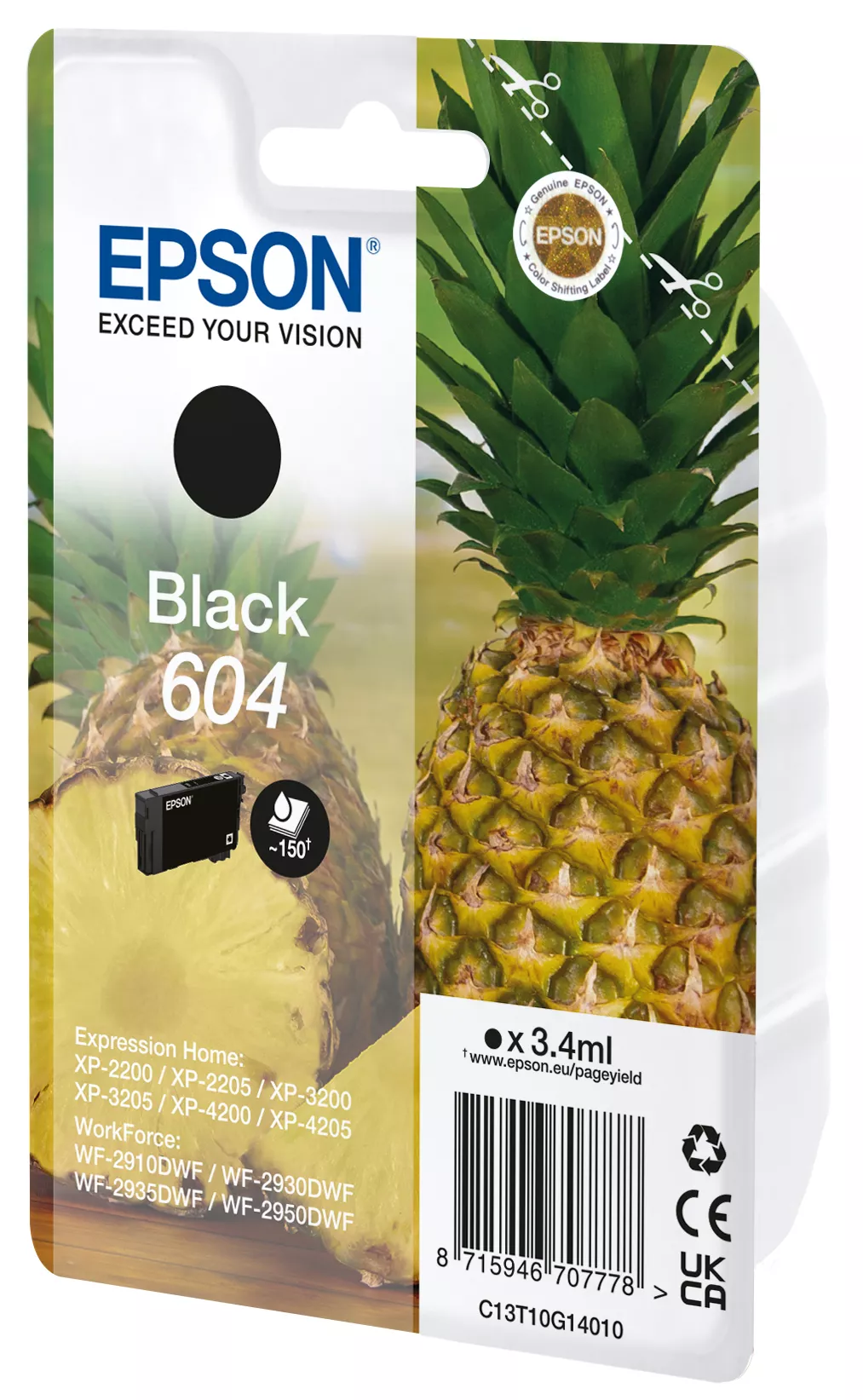Vente Cartouches d'encre EPSON Singlepack Black 604 Ink sur hello RSE