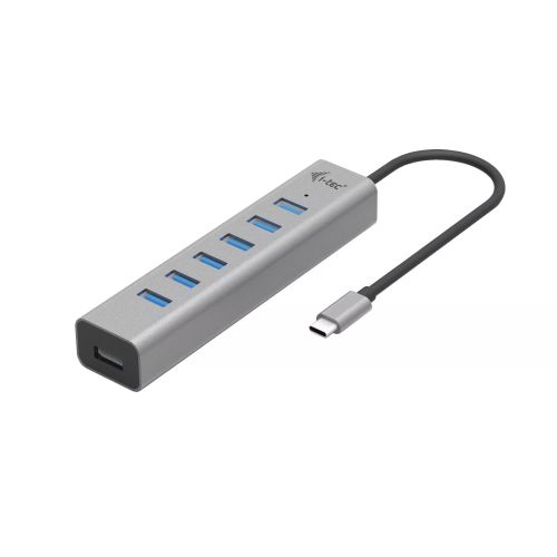 Revendeur officiel I-TEC USB-C Charging Metal HUB 7 Port without power adapter