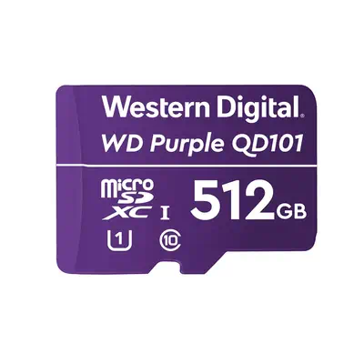 Western Digital WD Purple SC QD101 512 Go MicroSDXC Classe 10 - Carte Mémoire - visuel 1