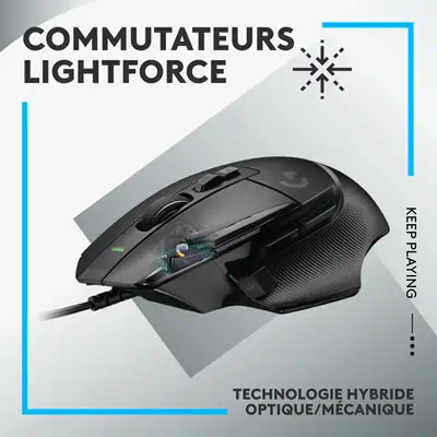 Logitech G G502 X - Pack Clavier, souris - visuel 1
