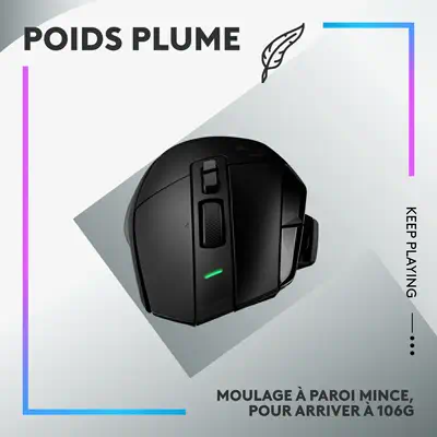Logitech G G502 X PLUS - Pack Clavier, souris - visuel 8