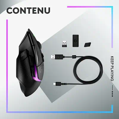 Logitech G G502 X PLUS - Pack Clavier, souris - visuel 9