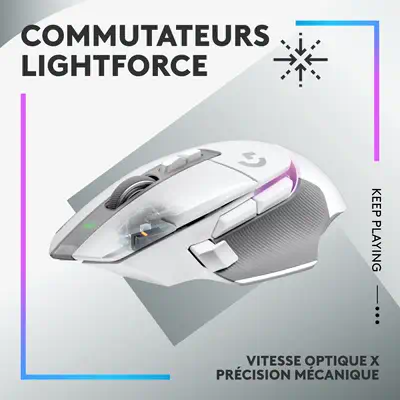Logitech G G502 X PLUS - Pack Clavier, souris - visuel 2