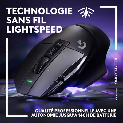 Logitech G G502 X LIGHTSPEED Logitech - visuel 1 - hello RSE - Switchs LIGHTFORCE