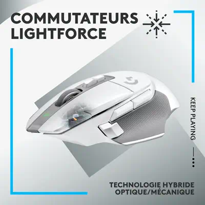 Logitech G G502 X LIGHTSPEED Logitech - visuel 1 - hello RSE - Switchs LIGHTFORCE