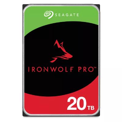 Revendeur officiel SEAGATE Ironwolf PRO Enterprise NAS HDD 20To 7200rpm