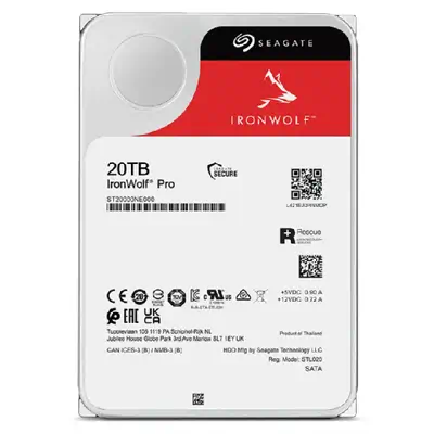 Seagate IronWolf Pro ST20000NT001 disque dur 20 To Seagate - visuel 1 - hello RSE - Soyez créatif