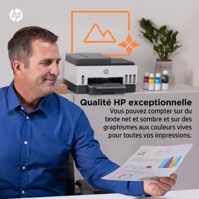 Smart Tank 7605 Sans fil All-in-One Couleur Imprimante, Impression recto-verso; copieur, scanner - HP - Autre Imprimante - visuel 10